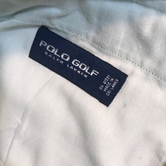 Polo golf Ralph Lauren green cotton twill with stretch pants size 35x30 - Picture 13 of 15